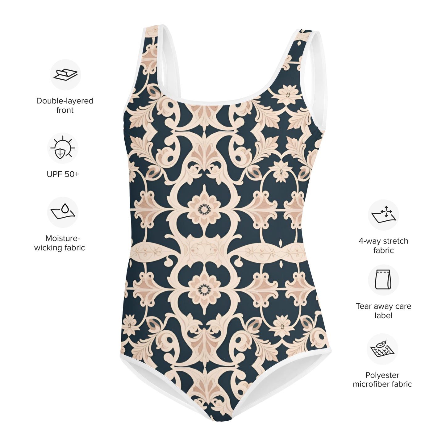 All-Over Print Youth Swimsuit