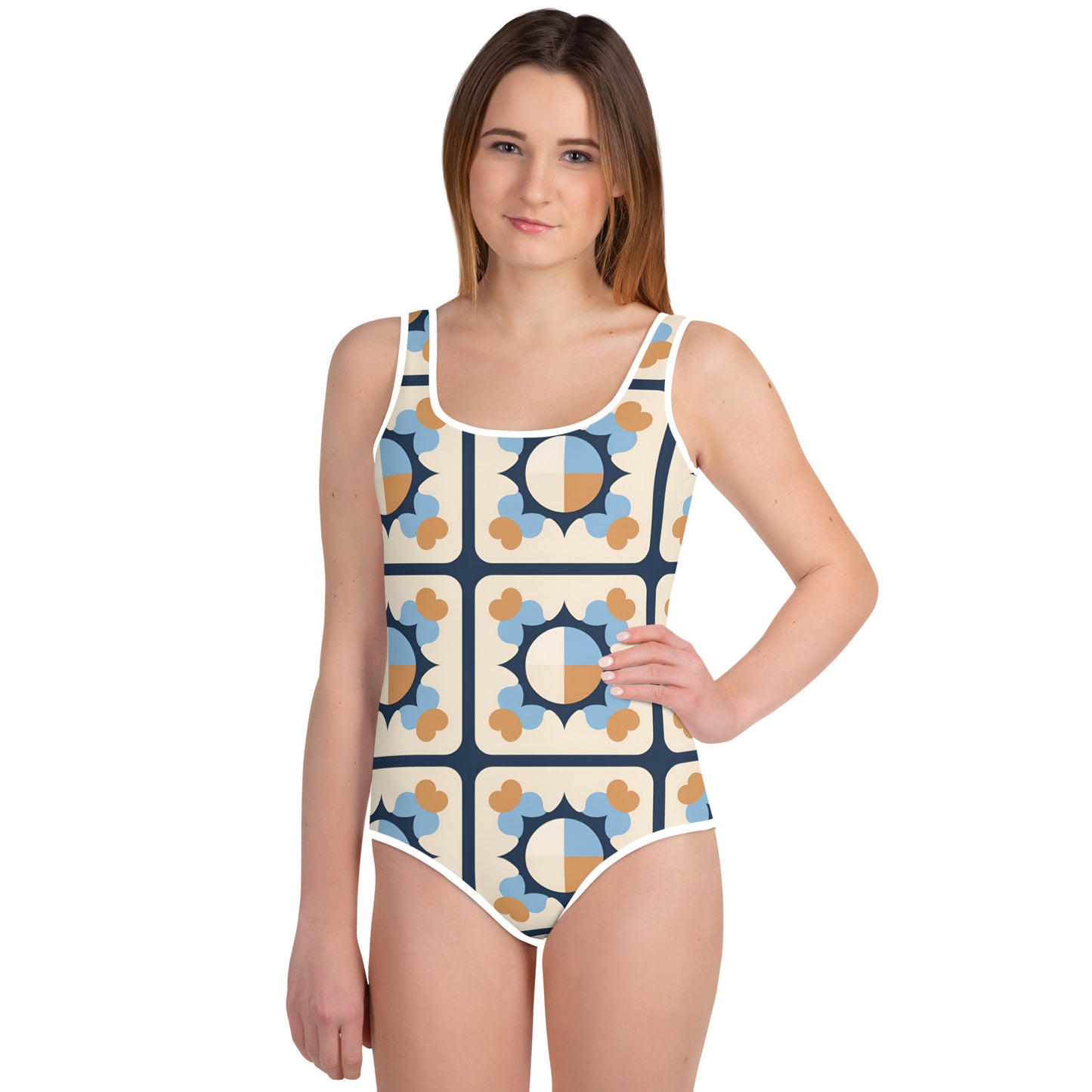 All-Over Print Youth Swimsuit