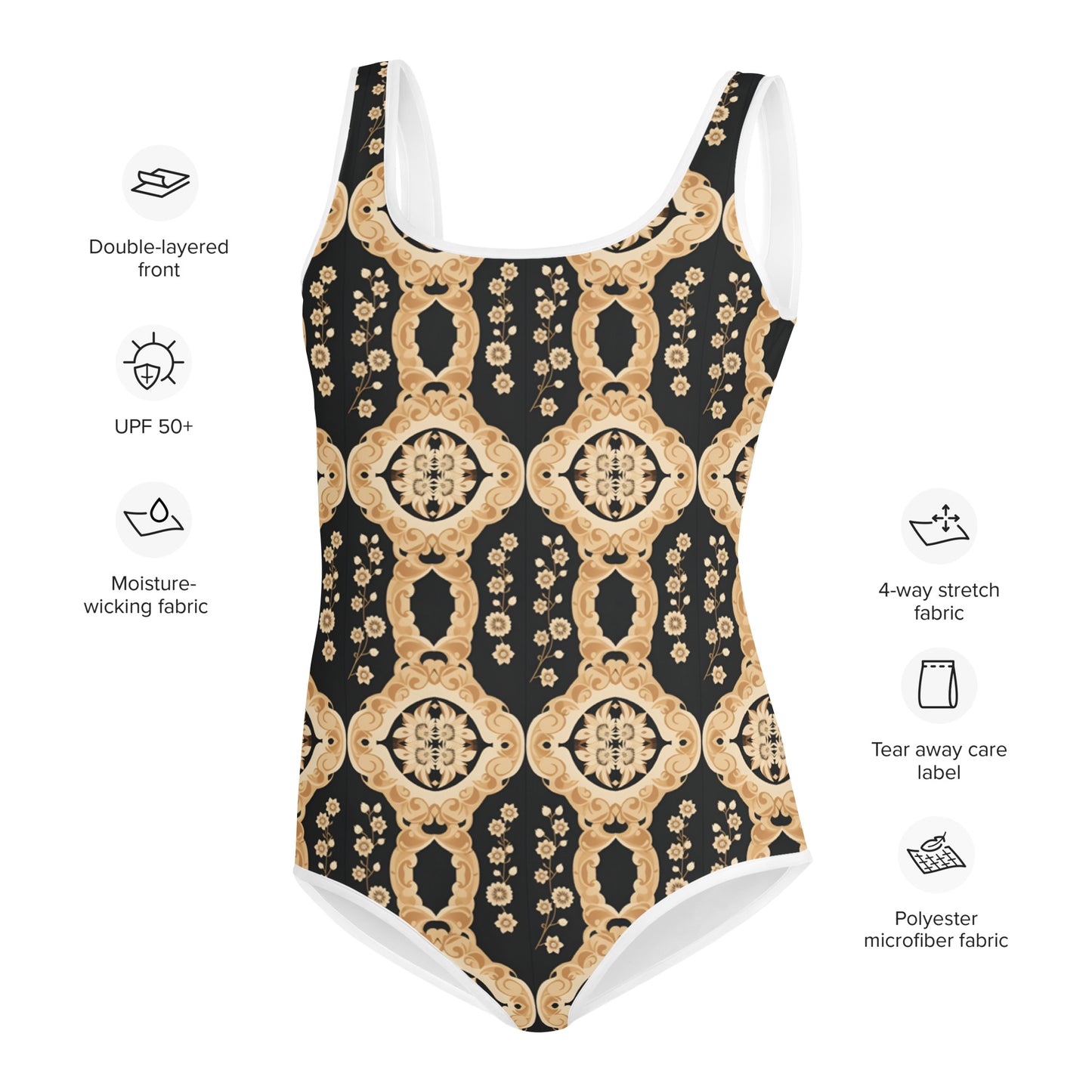 All-Over Print Youth Swimsuit