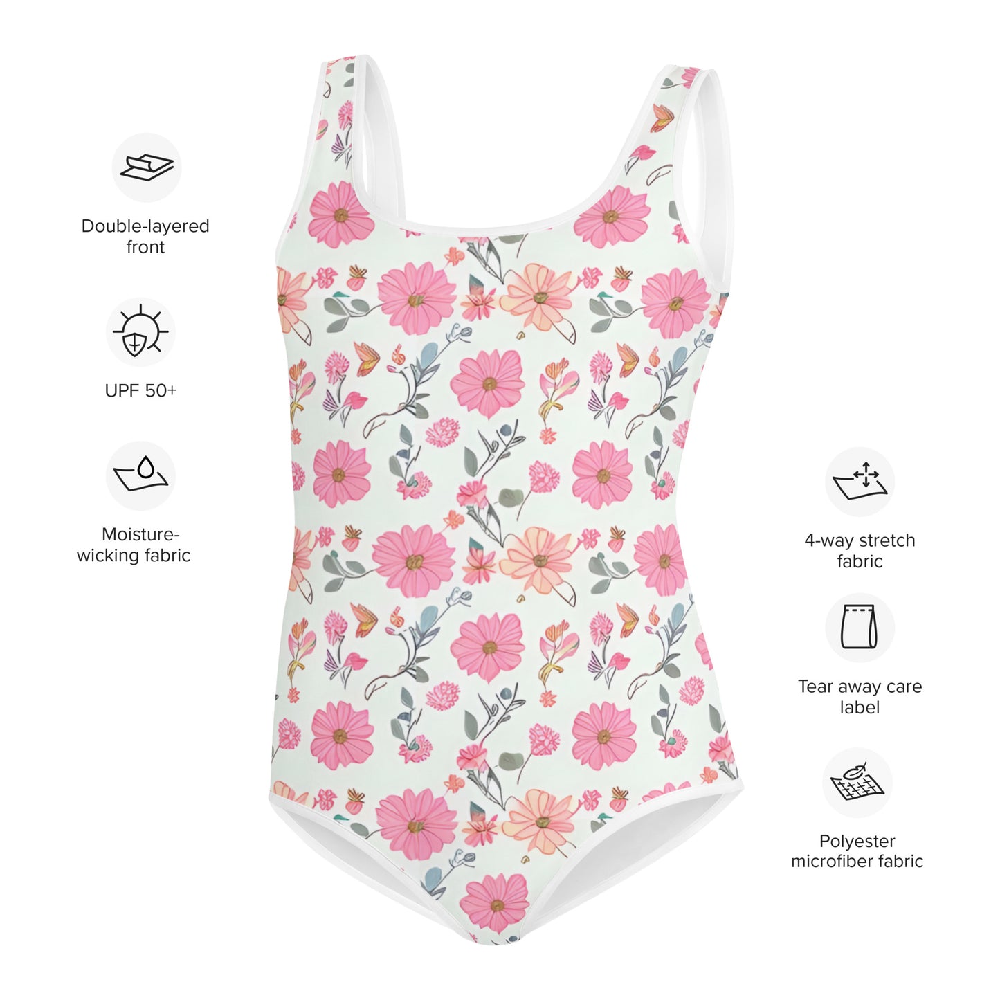 All-Over Print Youth Swimsuit