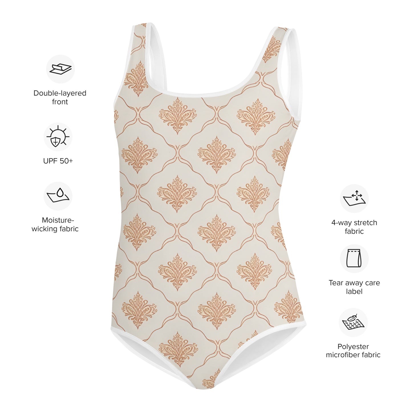 All-Over Print Youth Swimsuit