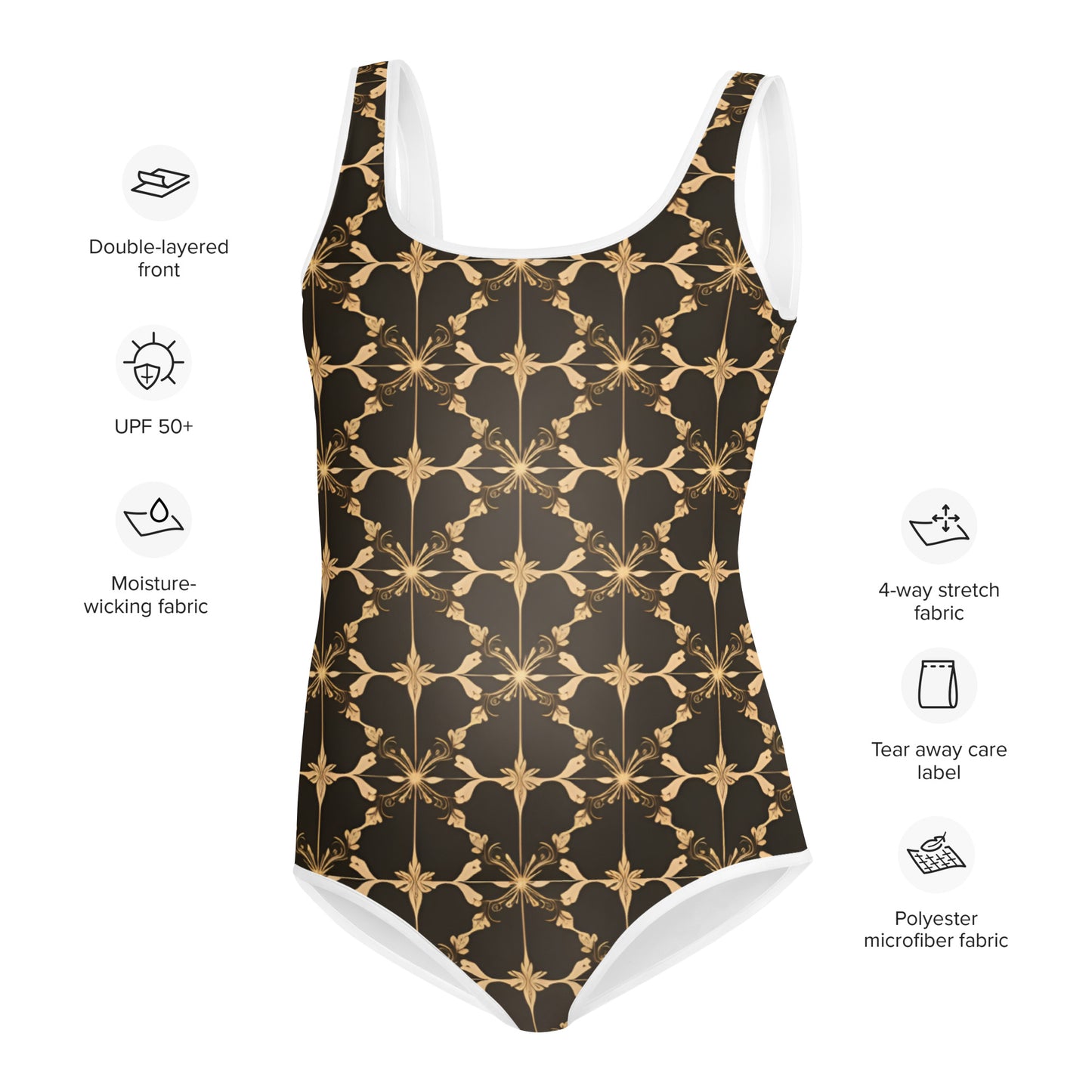 All-Over Print Youth Swimsuit