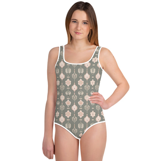 All-Over Print Youth Swimsuit