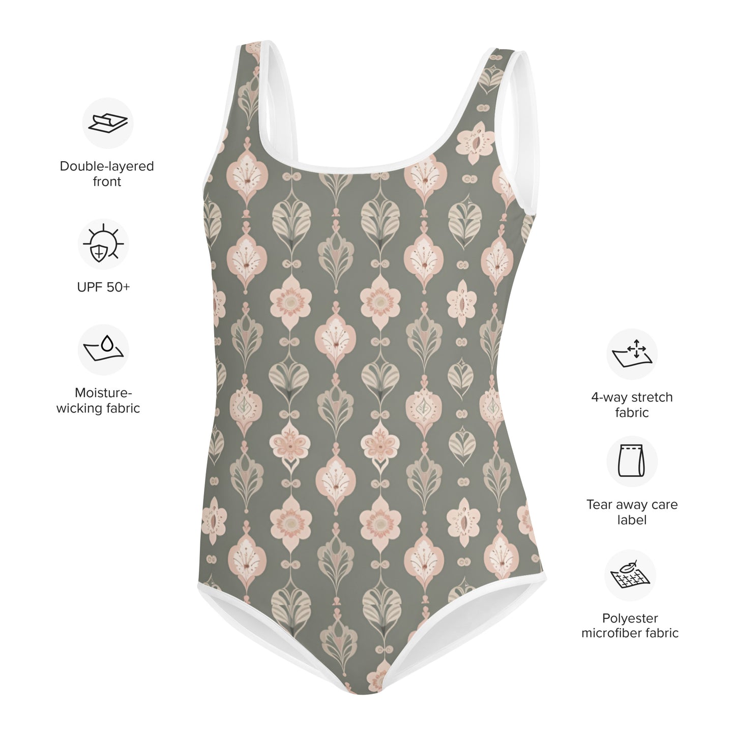 All-Over Print Youth Swimsuit