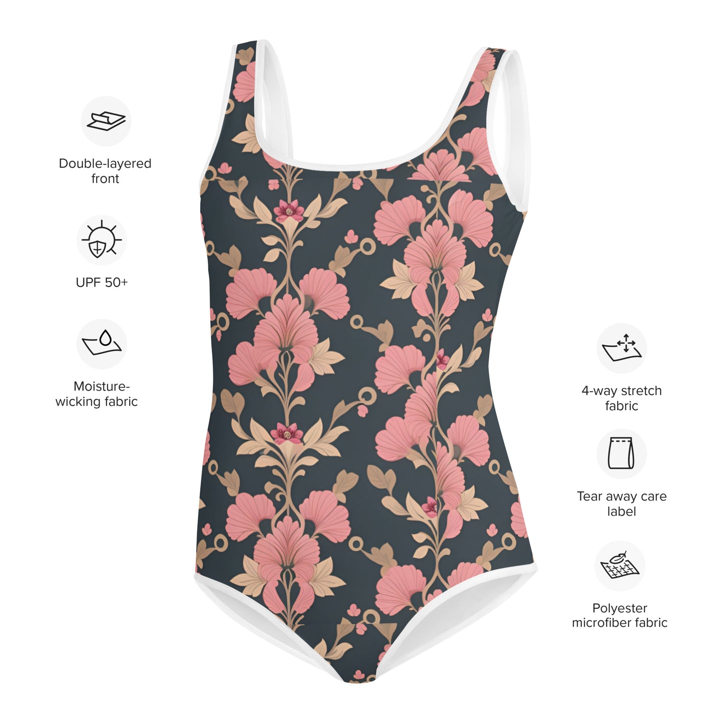 All-Over Print Youth Swimsuit