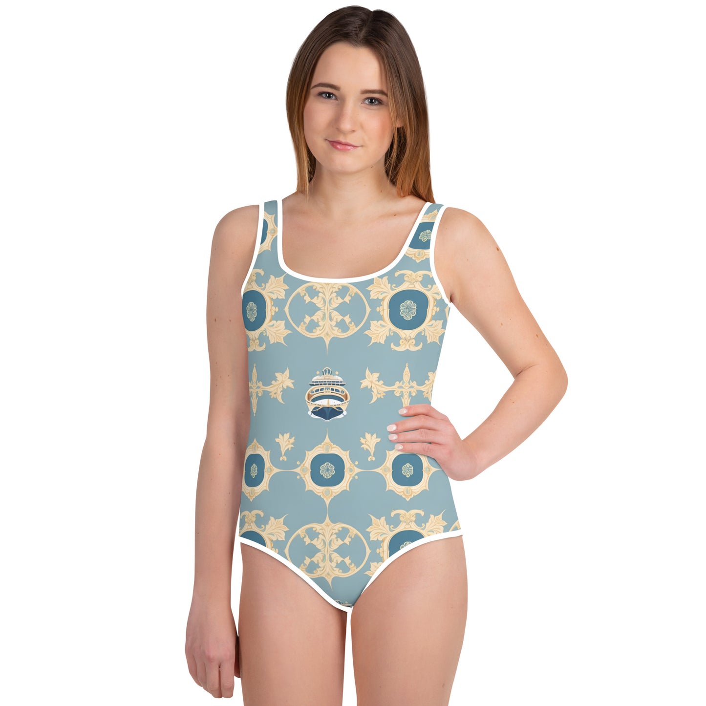 All-Over Print Youth Swimsuit