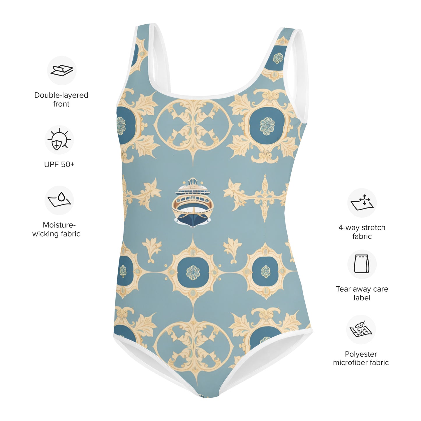 All-Over Print Youth Swimsuit