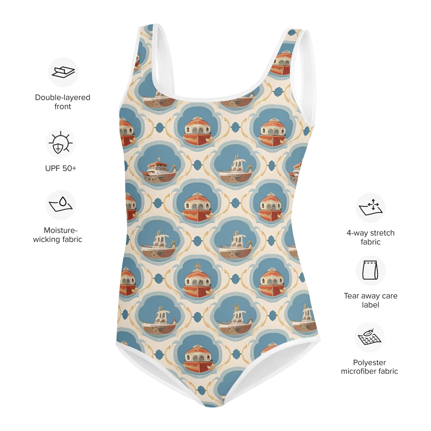 All-Over Print Youth Swimsuit