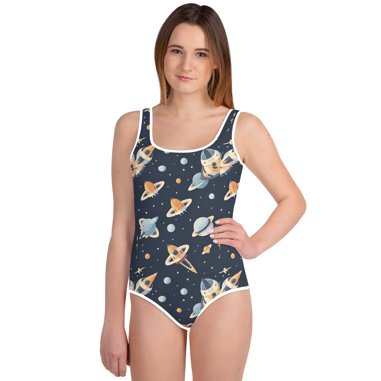 All-Over Print Youth Swimsuit