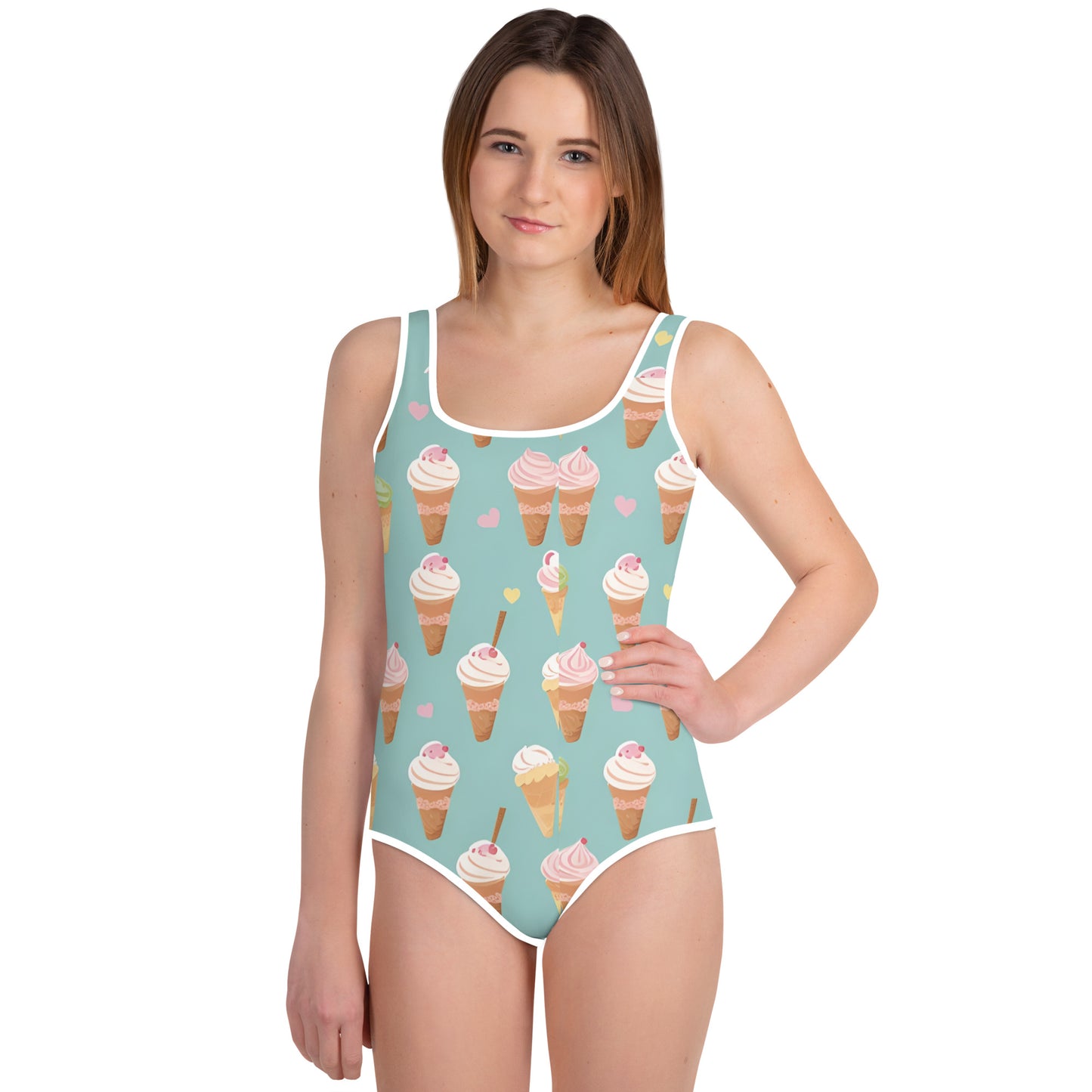 All-Over Print Youth Swimsuit