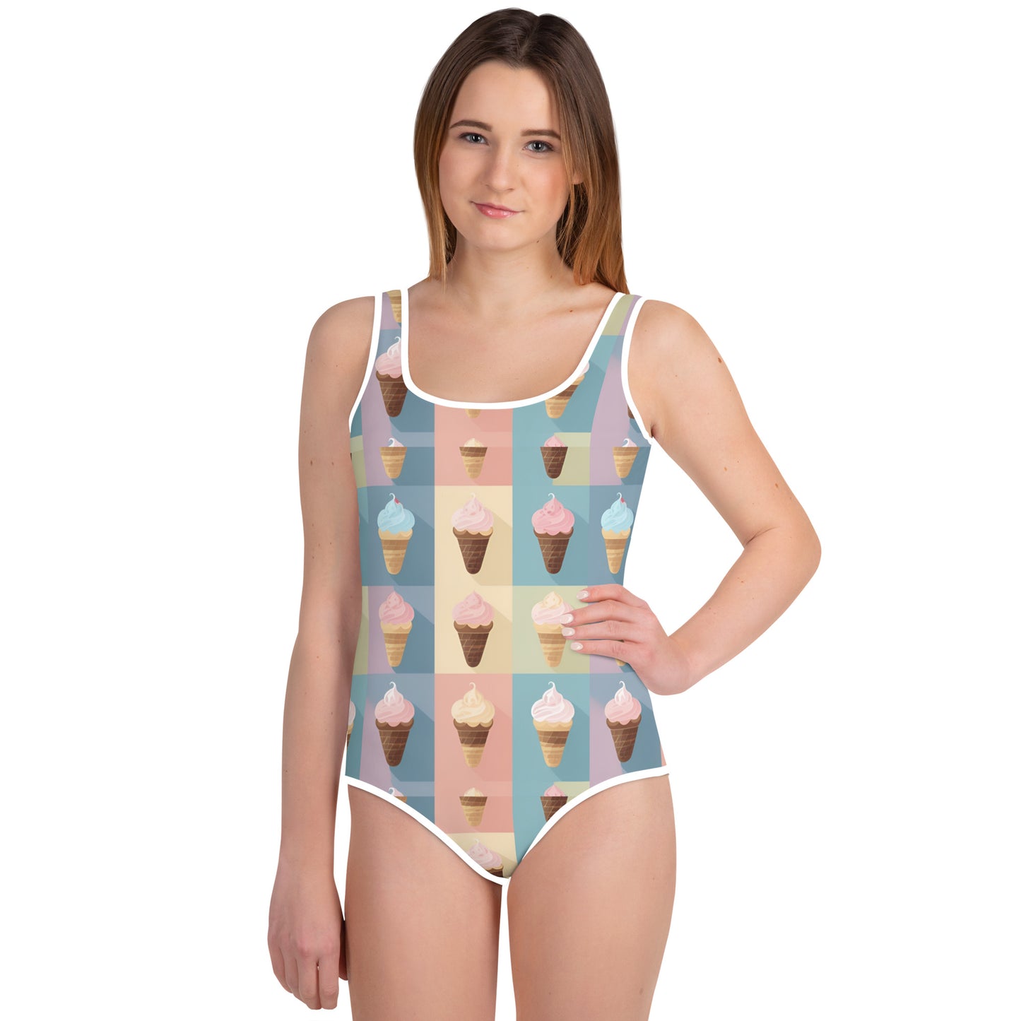 All-Over Print Youth Swimsuit