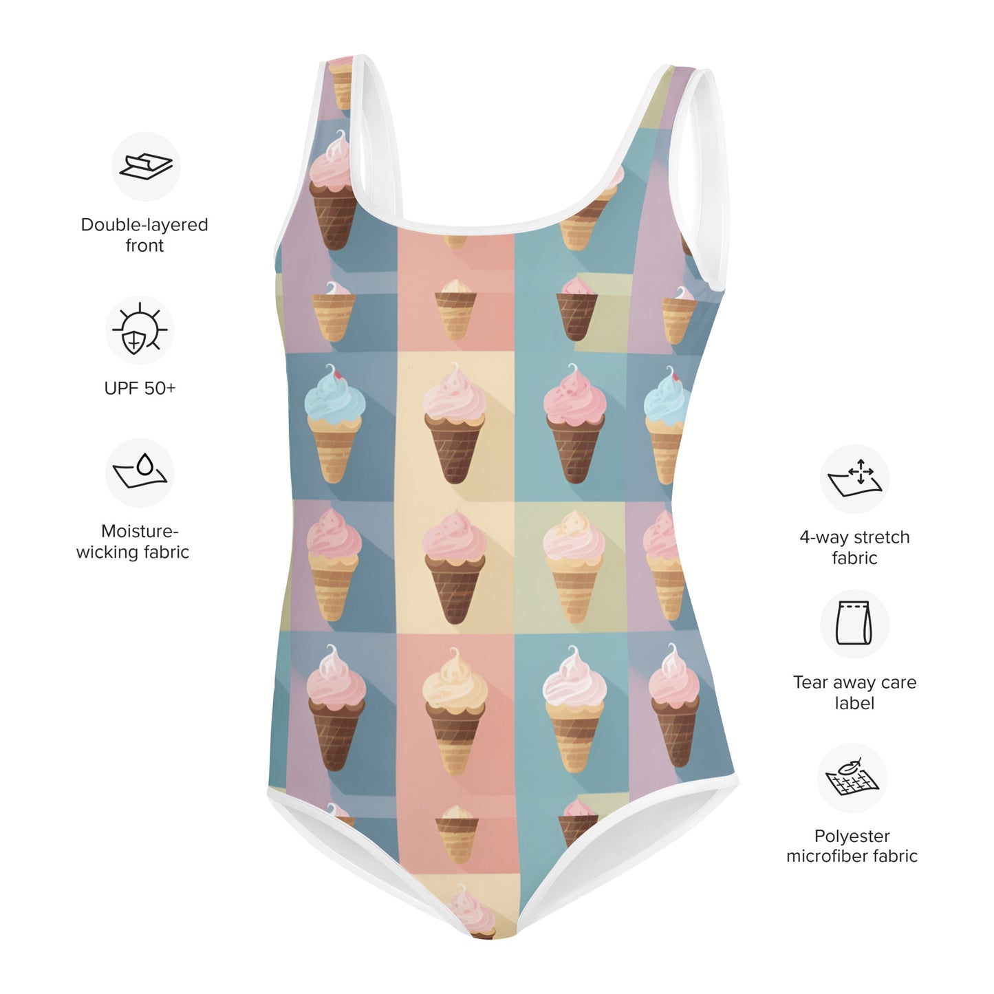 All-Over Print Youth Swimsuit