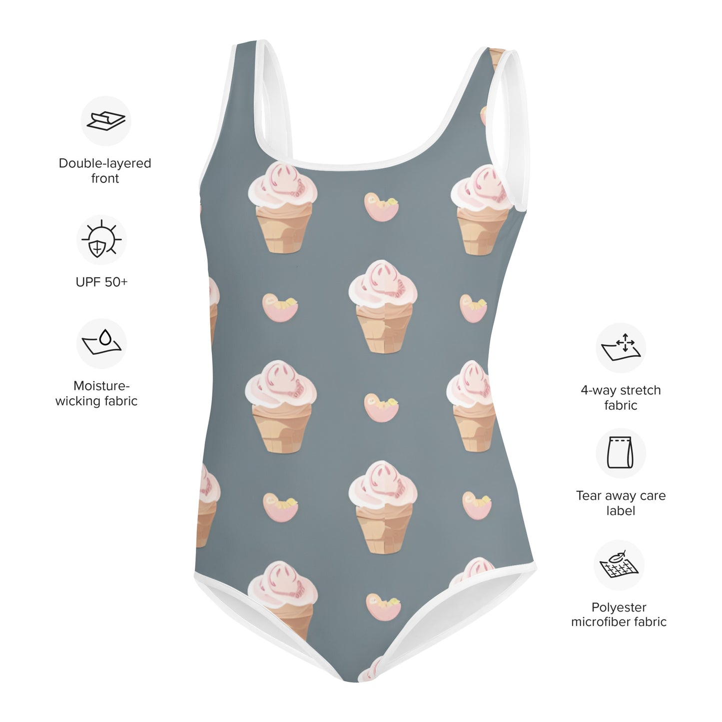 All-Over Print Youth Swimsuit