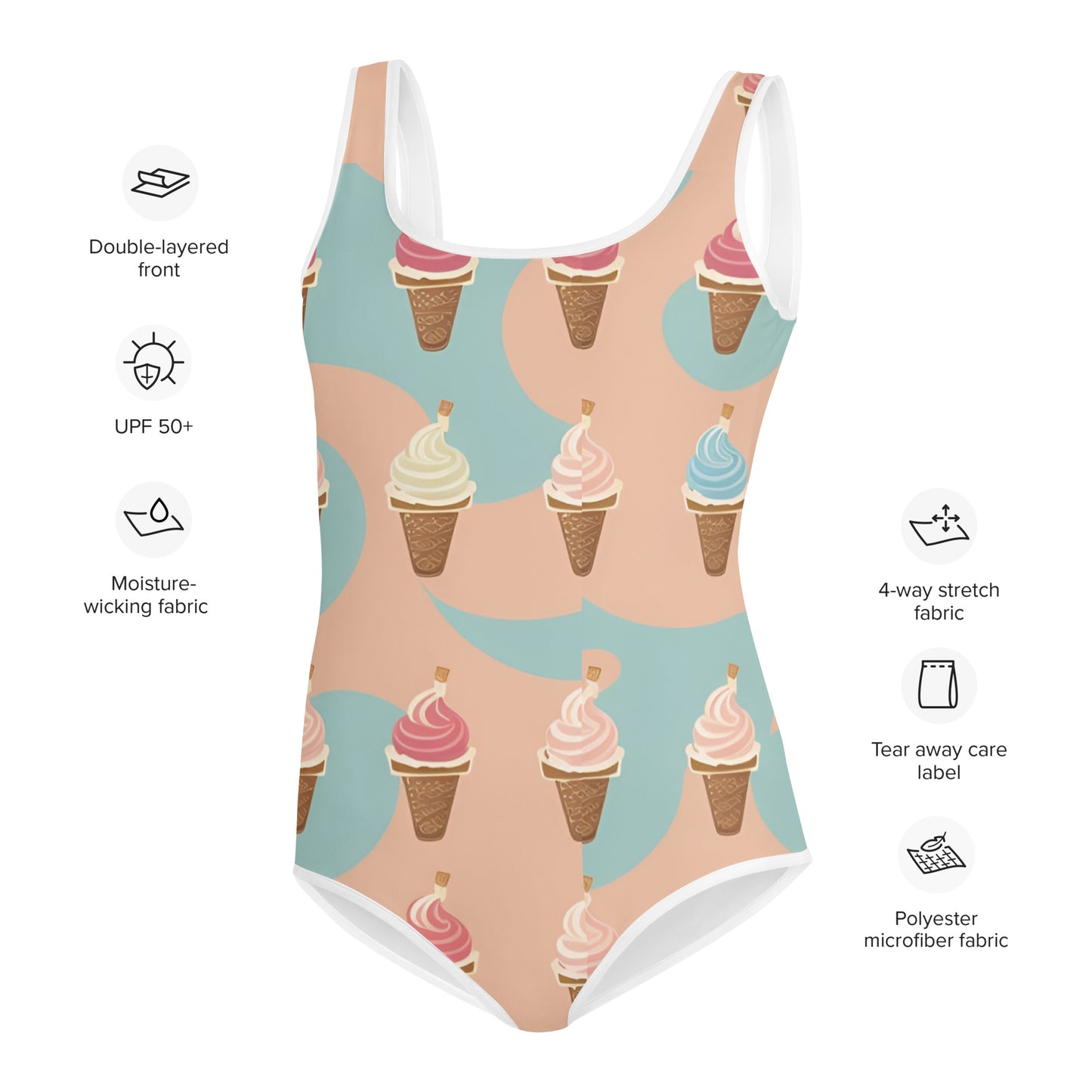 All-Over Print Youth Swimsuit