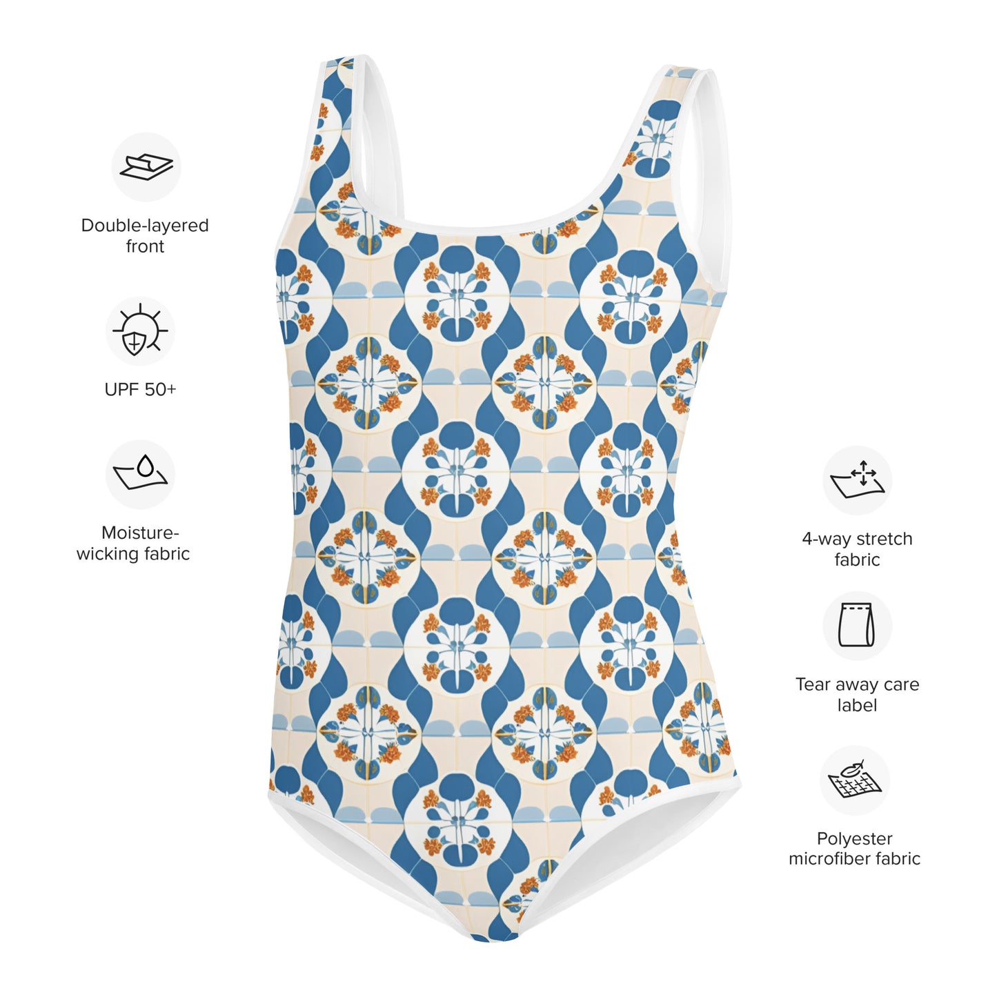 All-Over Print Youth Swimsuit