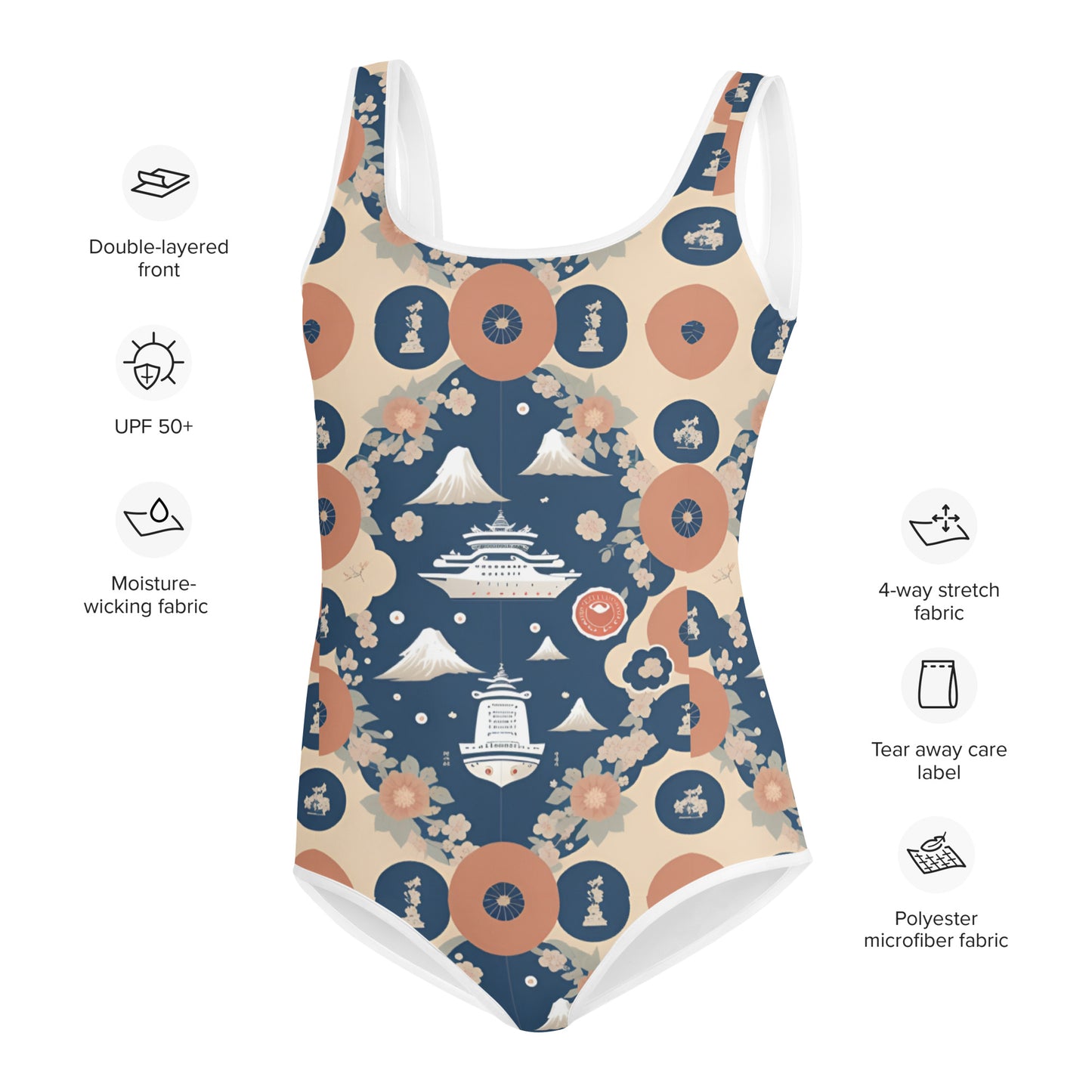 All-Over Print Youth Swimsuit