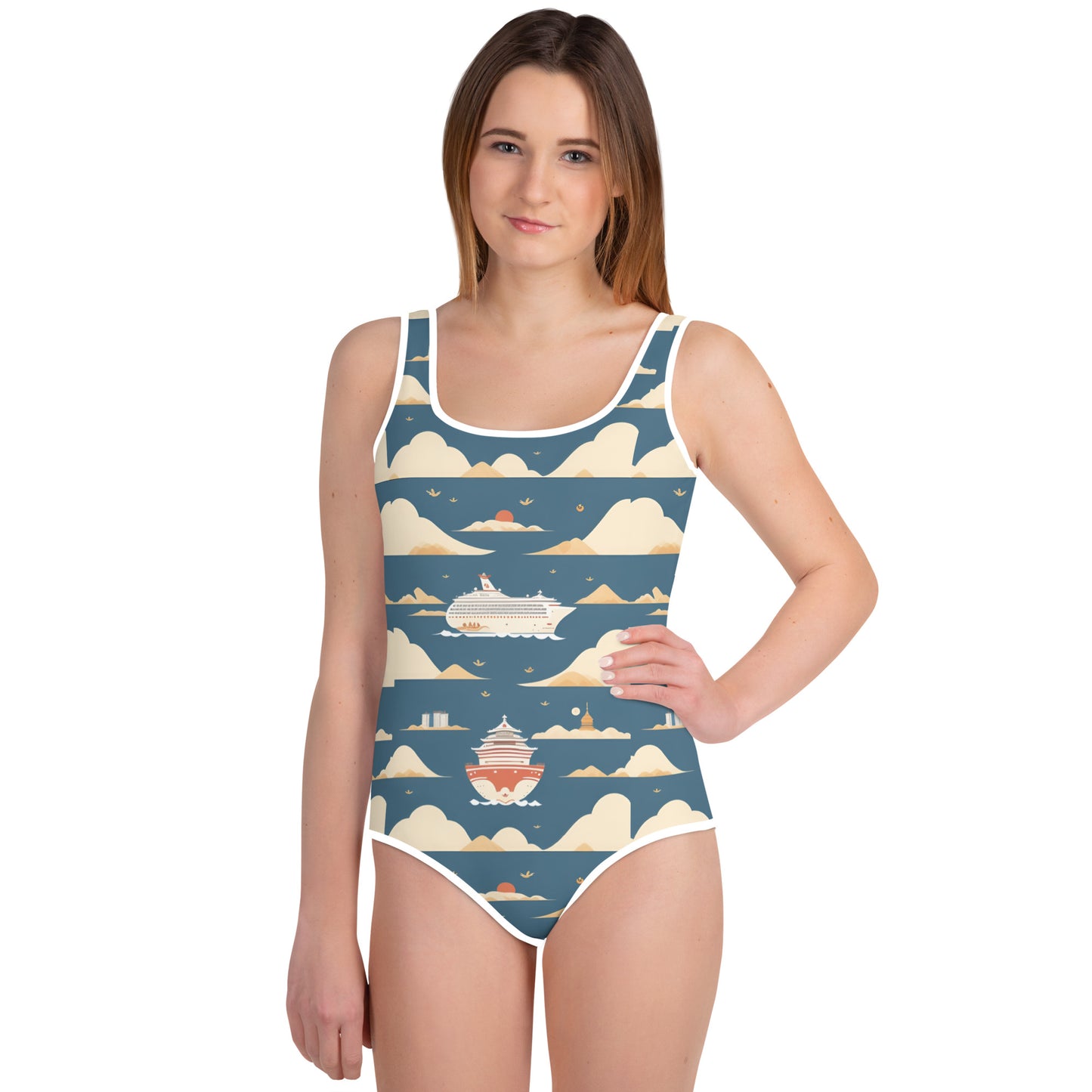 All-Over Print Youth Swimsuit