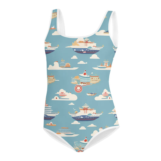 All-Over Print Youth Swimsuit