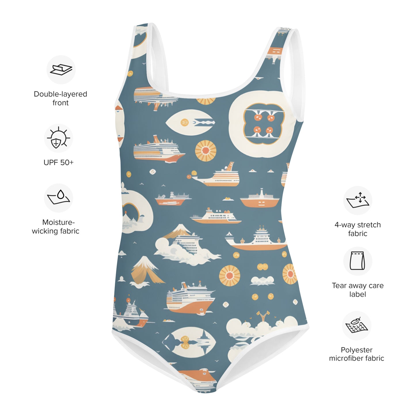 All-Over Print Youth Swimsuit