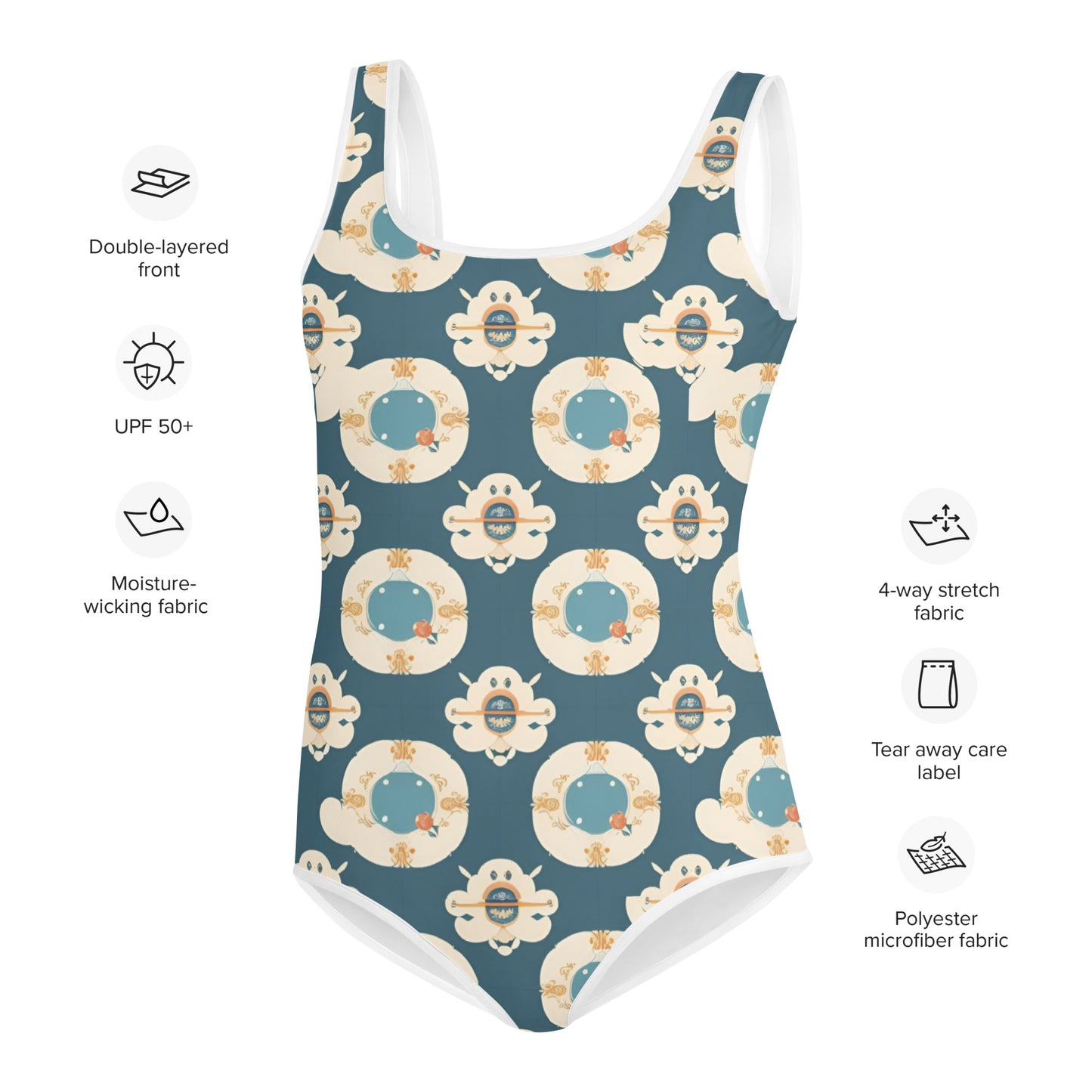 All-Over Print Youth Swimsuit