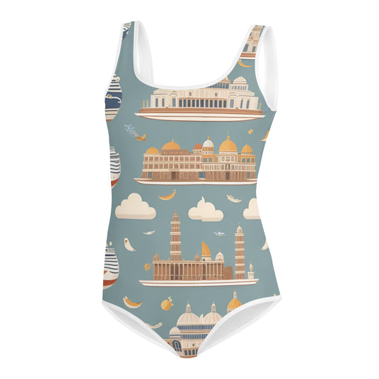 All-Over Print Youth Swimsuit