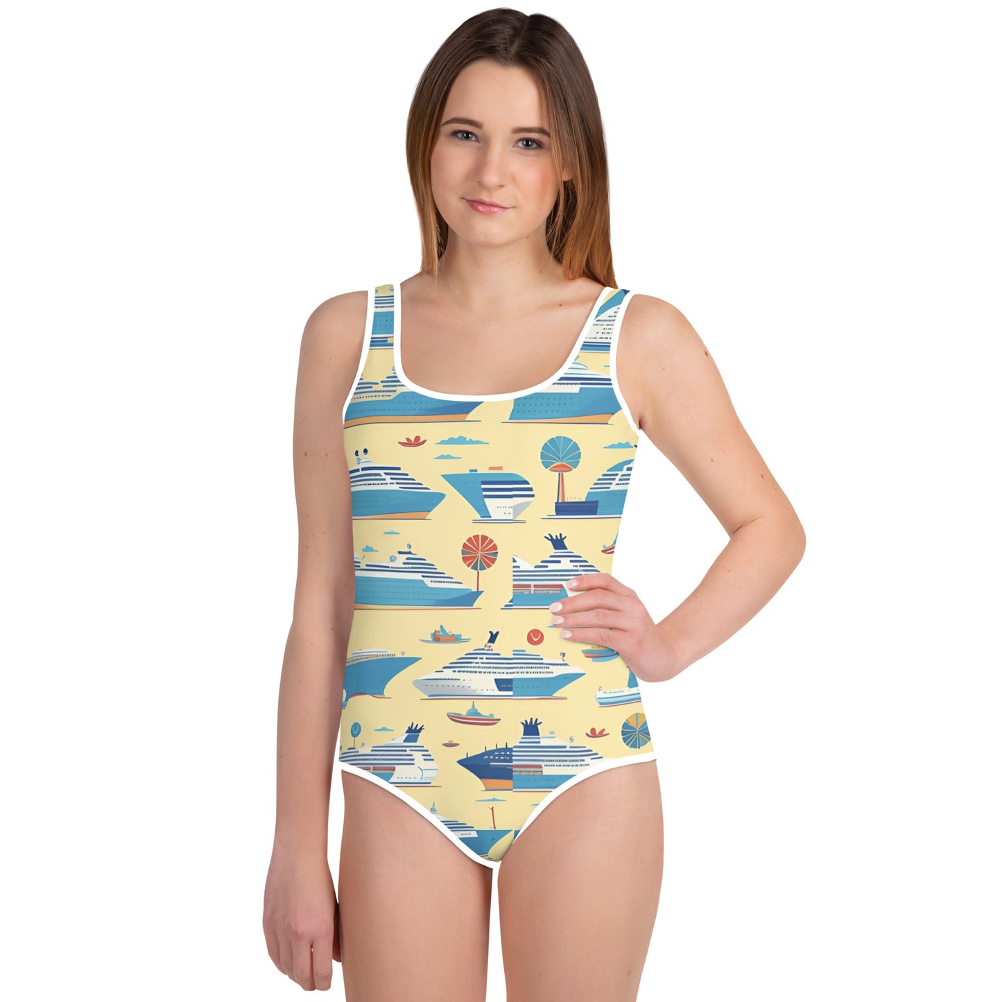 All-Over Print Youth Swimsuit