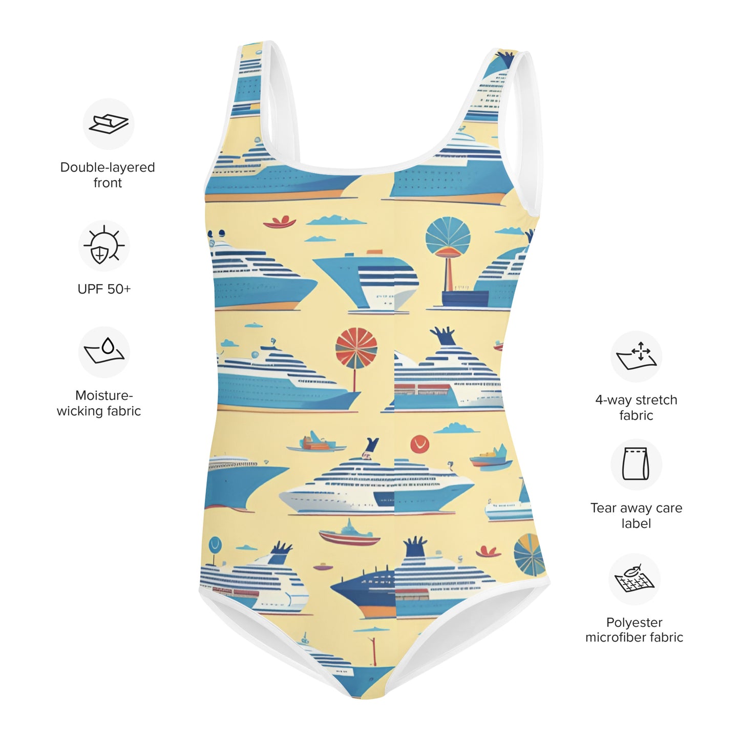 All-Over Print Youth Swimsuit