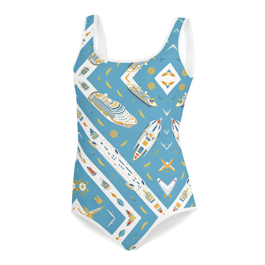 All-Over Print Youth Swimsuit