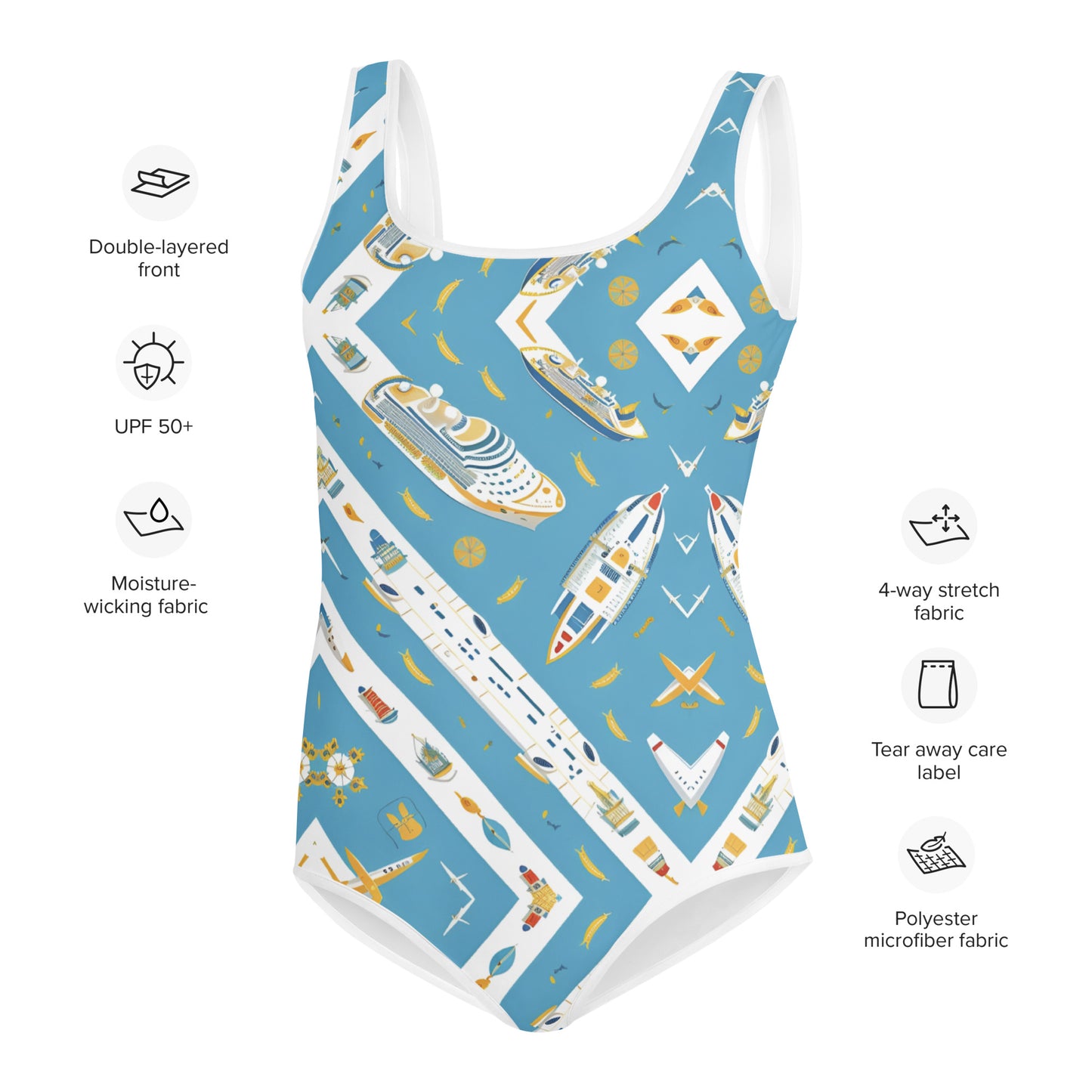 All-Over Print Youth Swimsuit