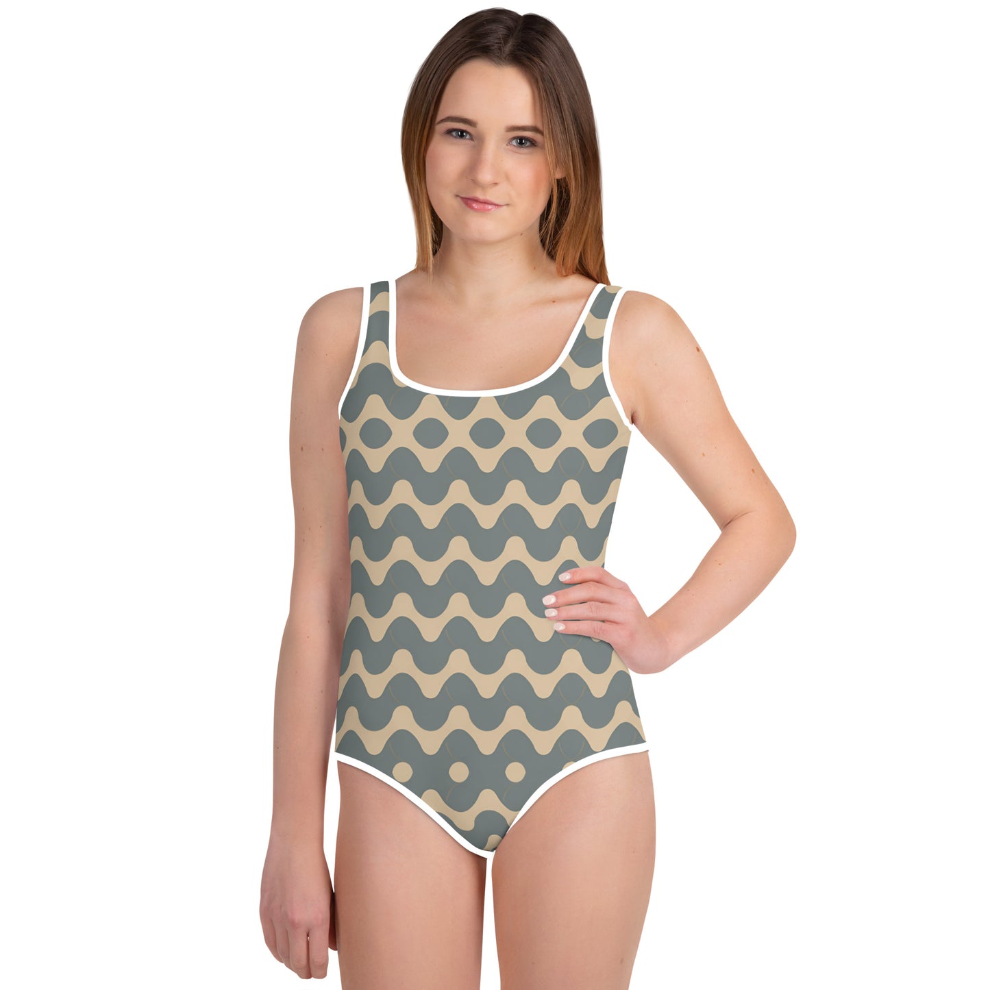 All-Over Print Youth Swimsuit