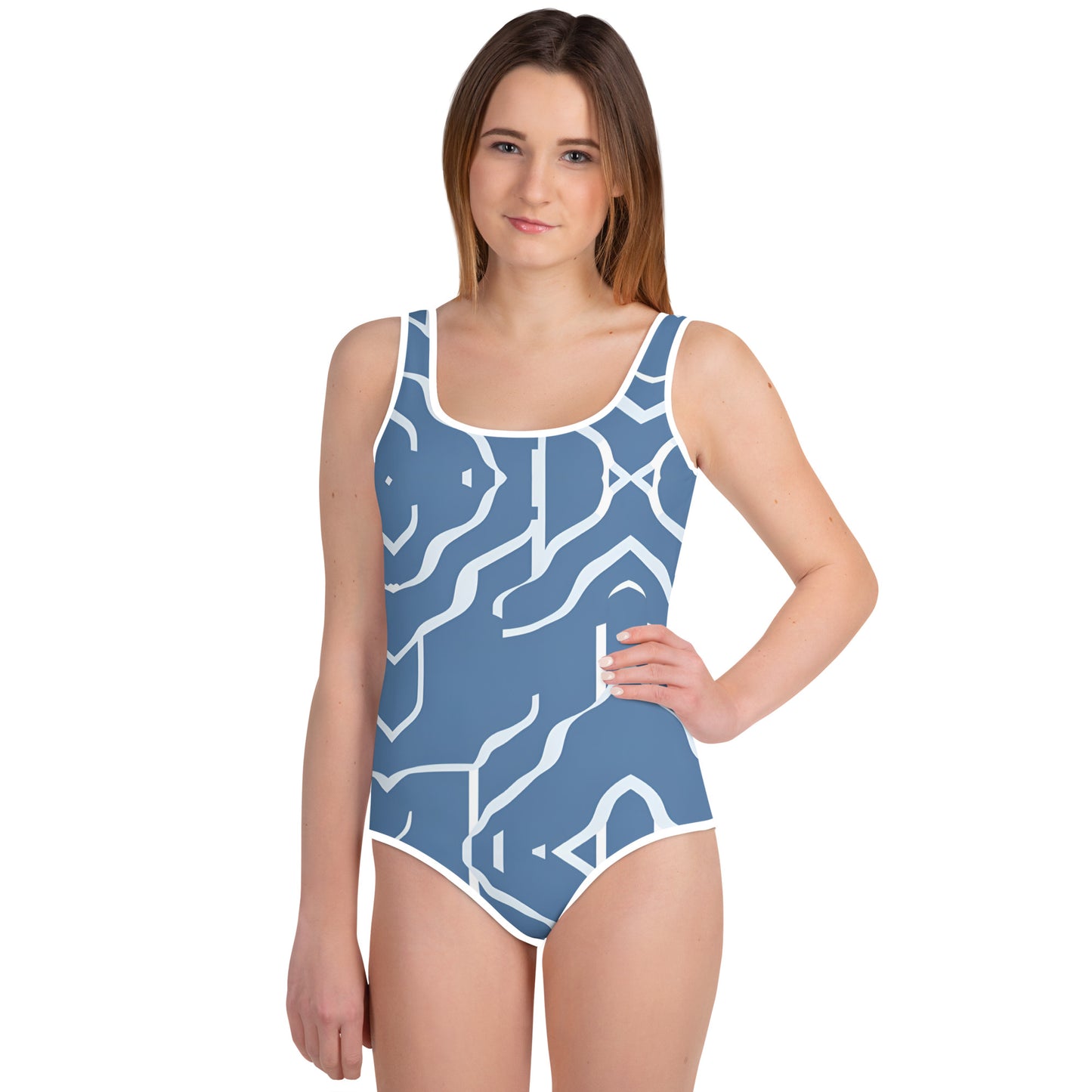 All-Over Print Youth Swimsuit