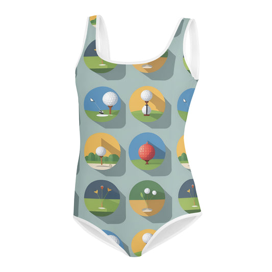 All-Over Print Youth Swimsuit