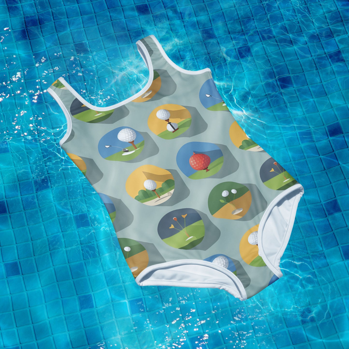 All-Over Print Youth Swimsuit