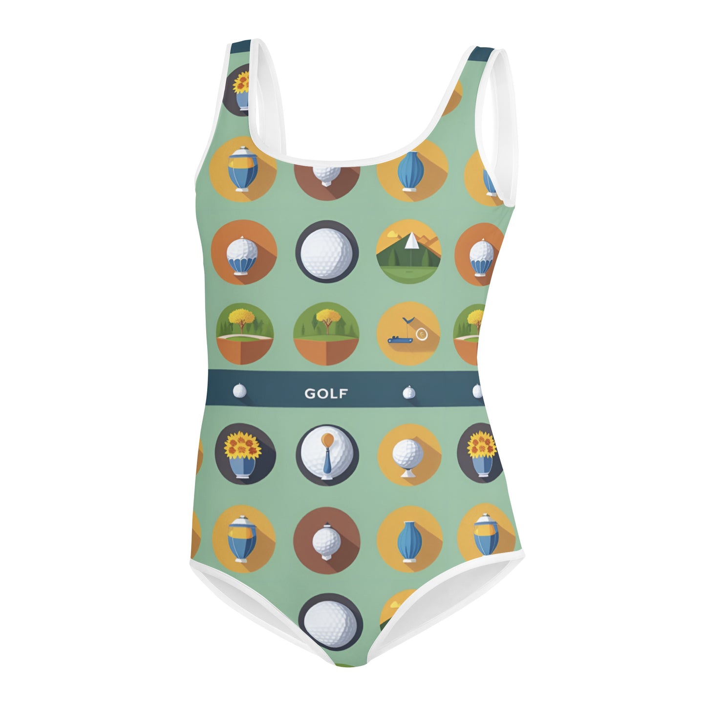 All-Over Print Youth Swimsuit