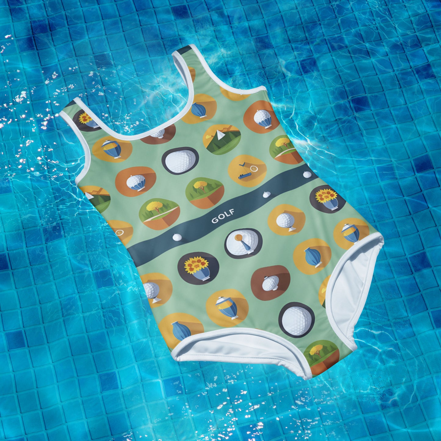 All-Over Print Youth Swimsuit