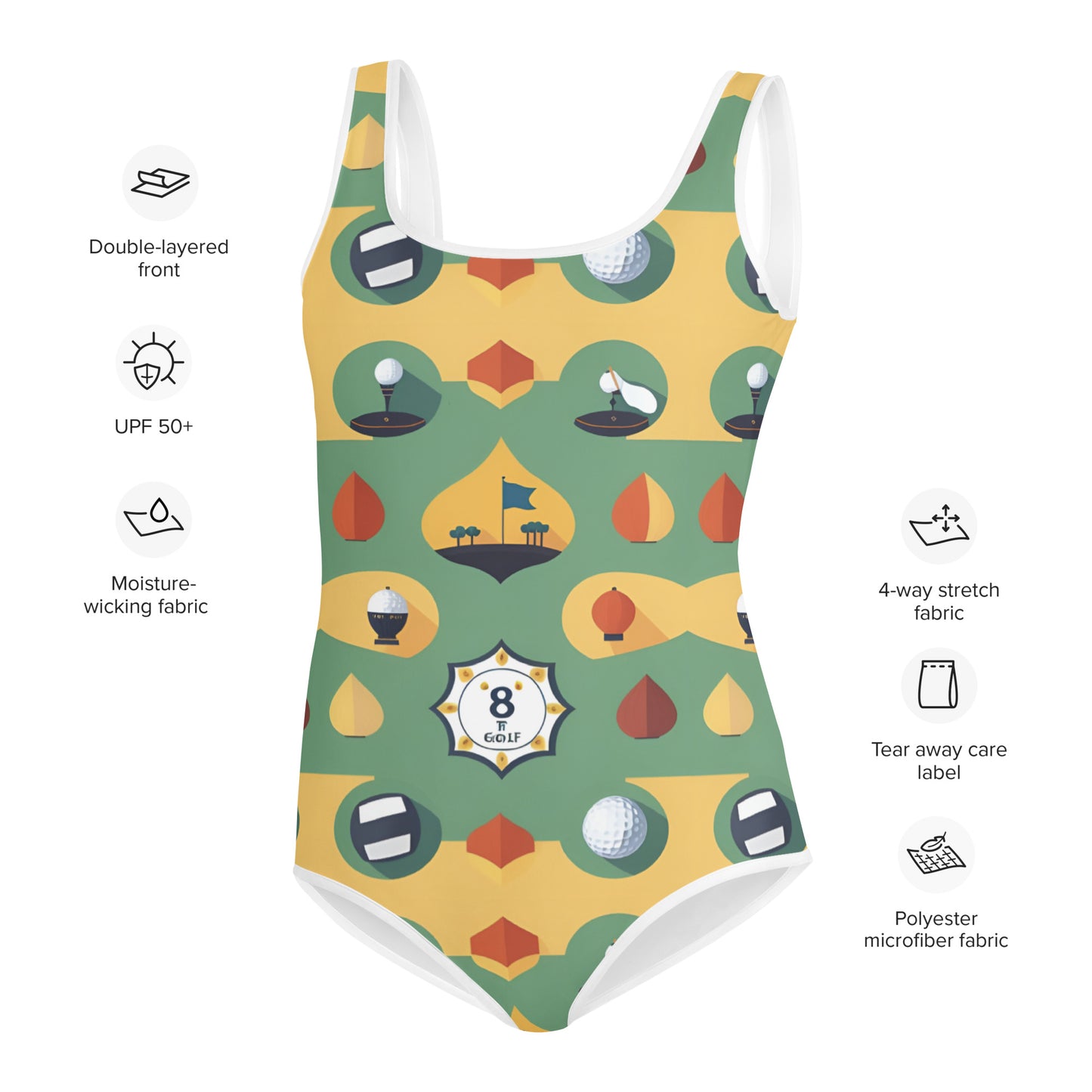 All-Over Print Youth Swimsuit