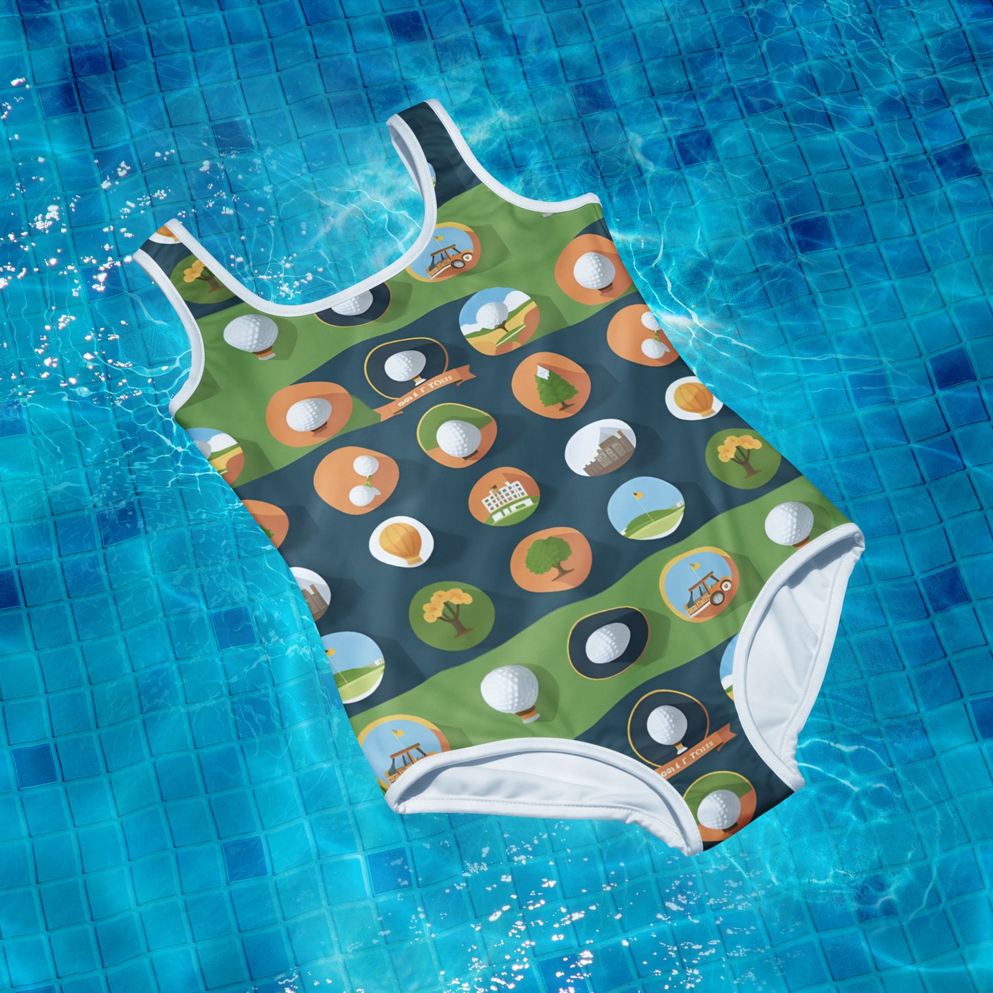 All-Over Print Youth Swimsuit