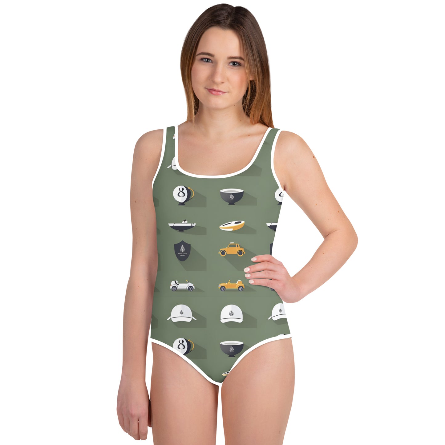 All-Over Print Youth Swimsuit