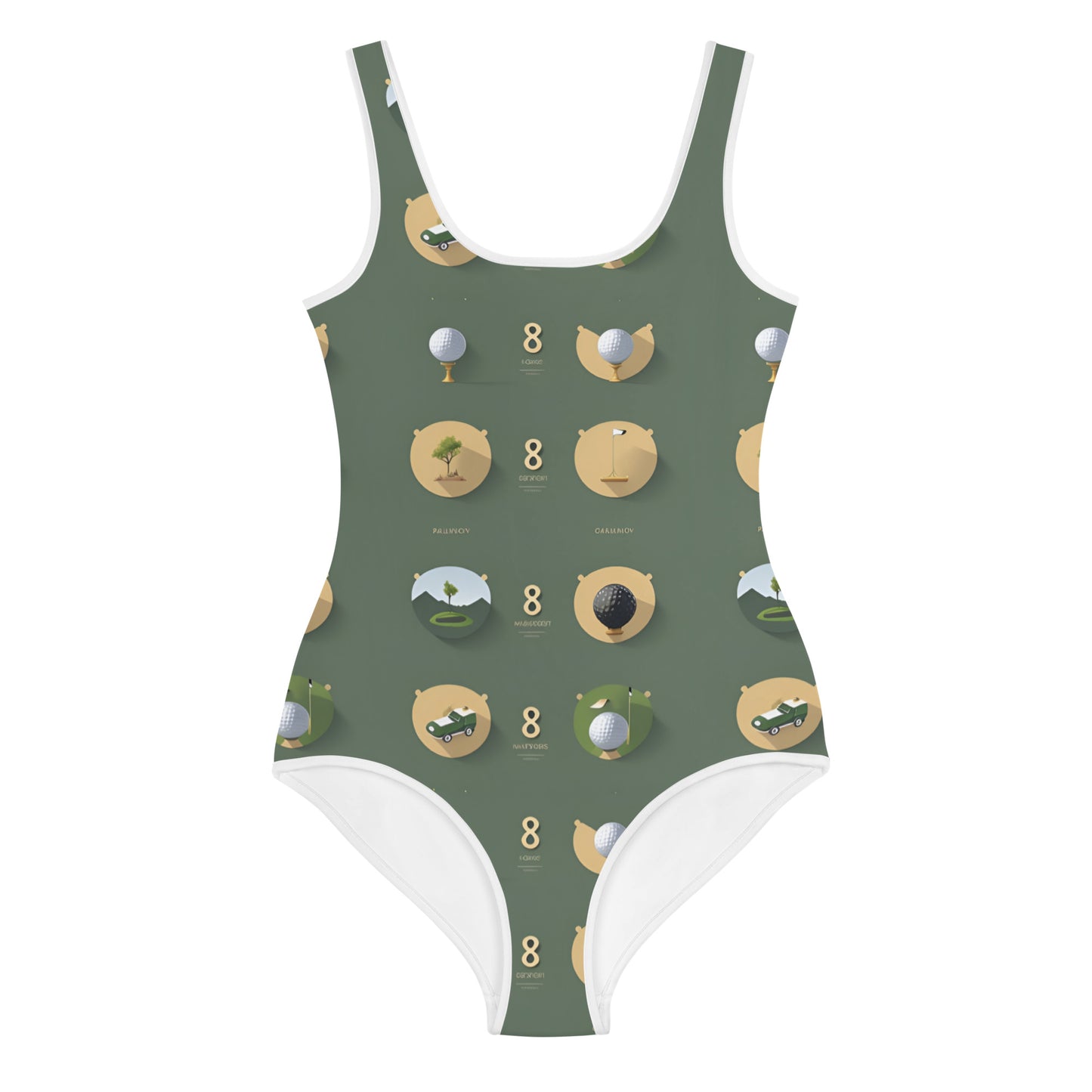 All-Over Print Youth Swimsuit