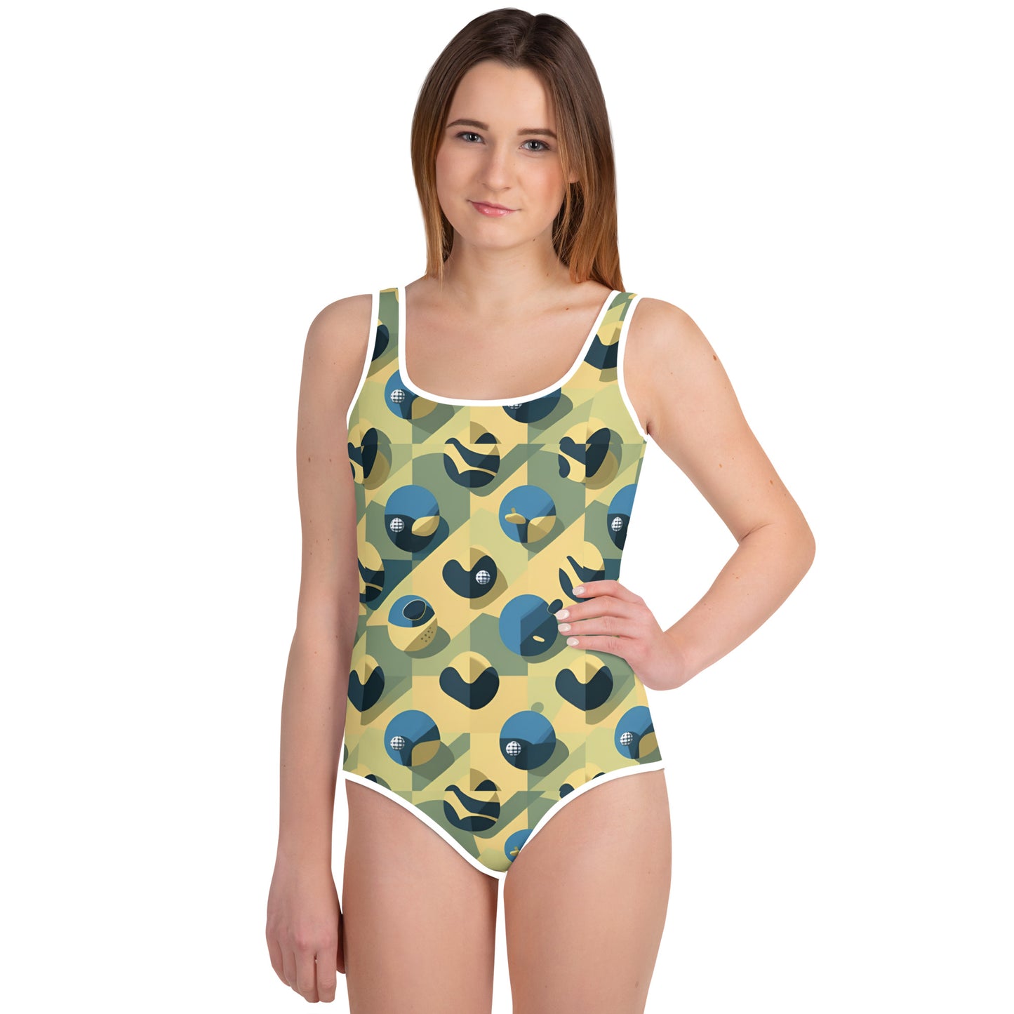 All-Over Print Youth Swimsuit