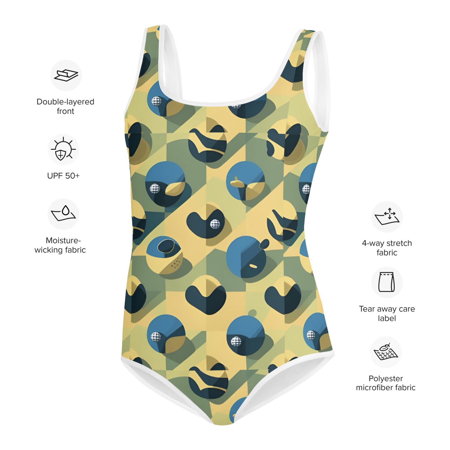 All-Over Print Youth Swimsuit