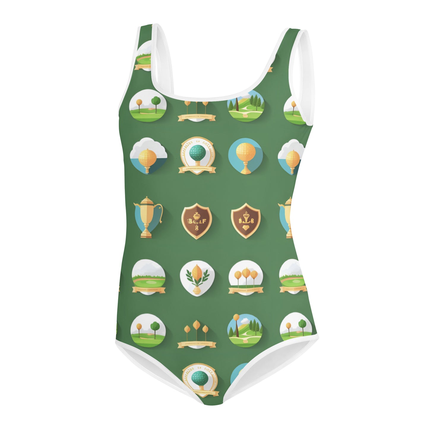 All-Over Print Youth Swimsuit