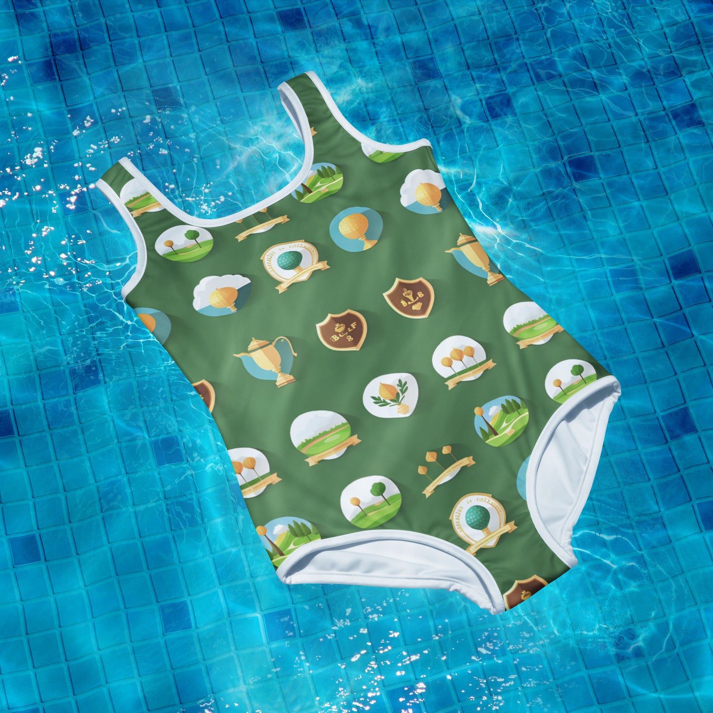 All-Over Print Youth Swimsuit