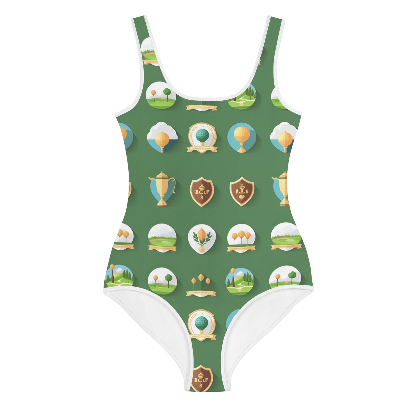 All-Over Print Youth Swimsuit