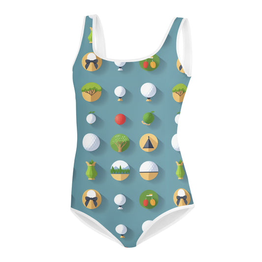 All-Over Print Youth Swimsuit