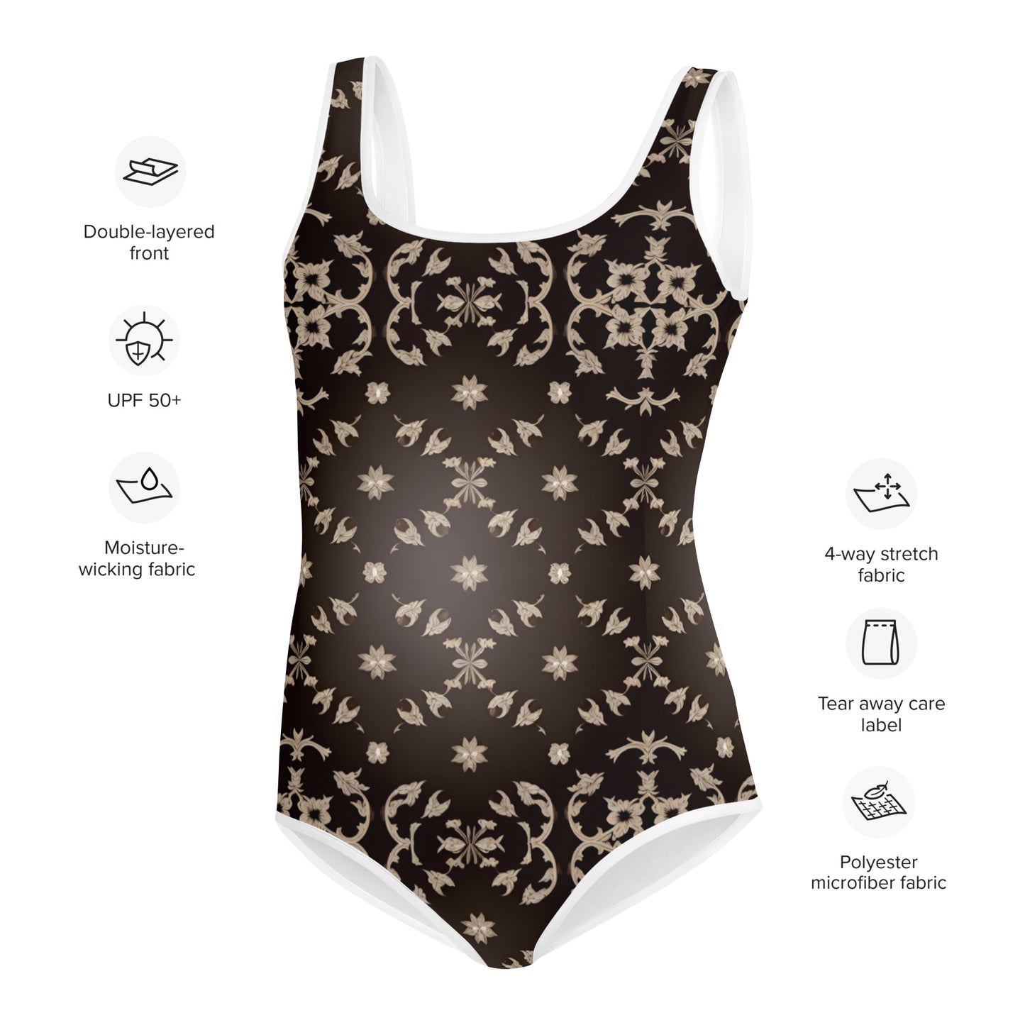 All-Over Print Youth Swimsuit