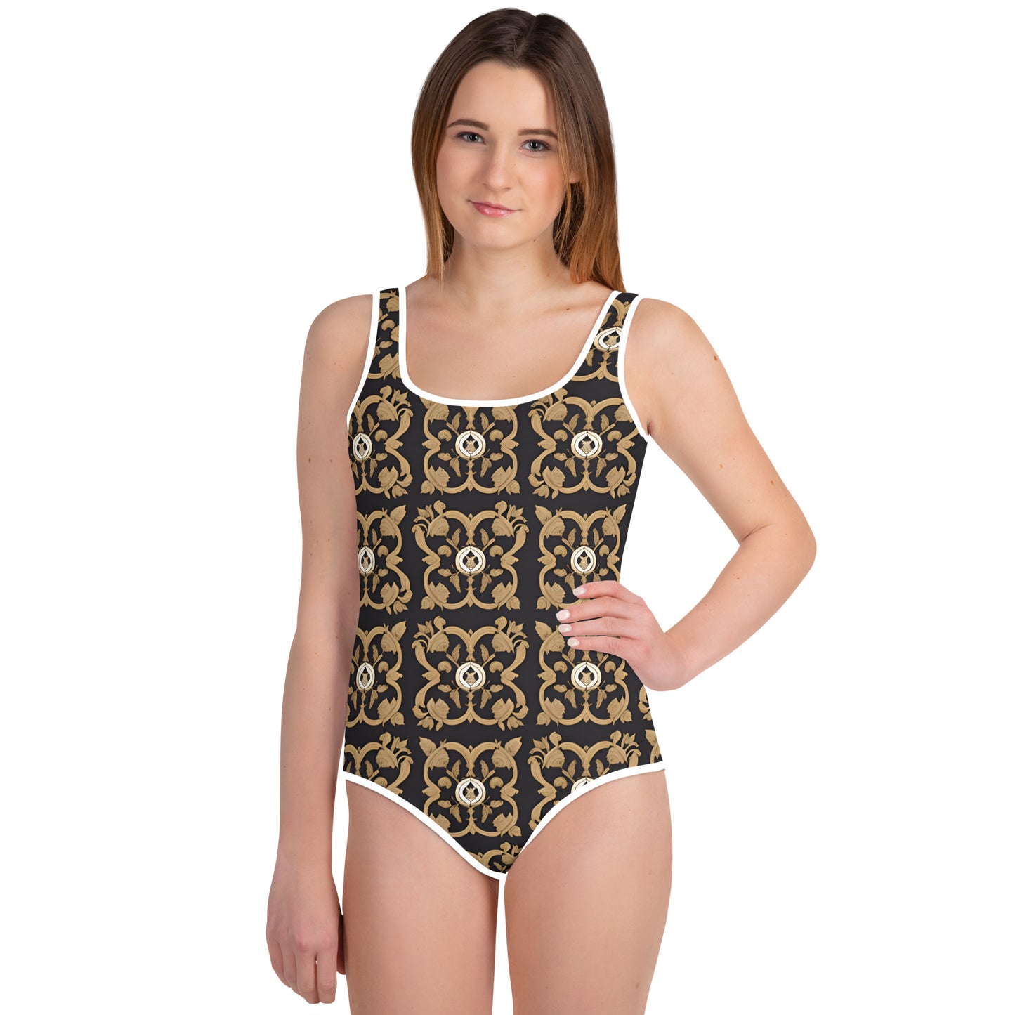 All-Over Print Youth Swimsuit