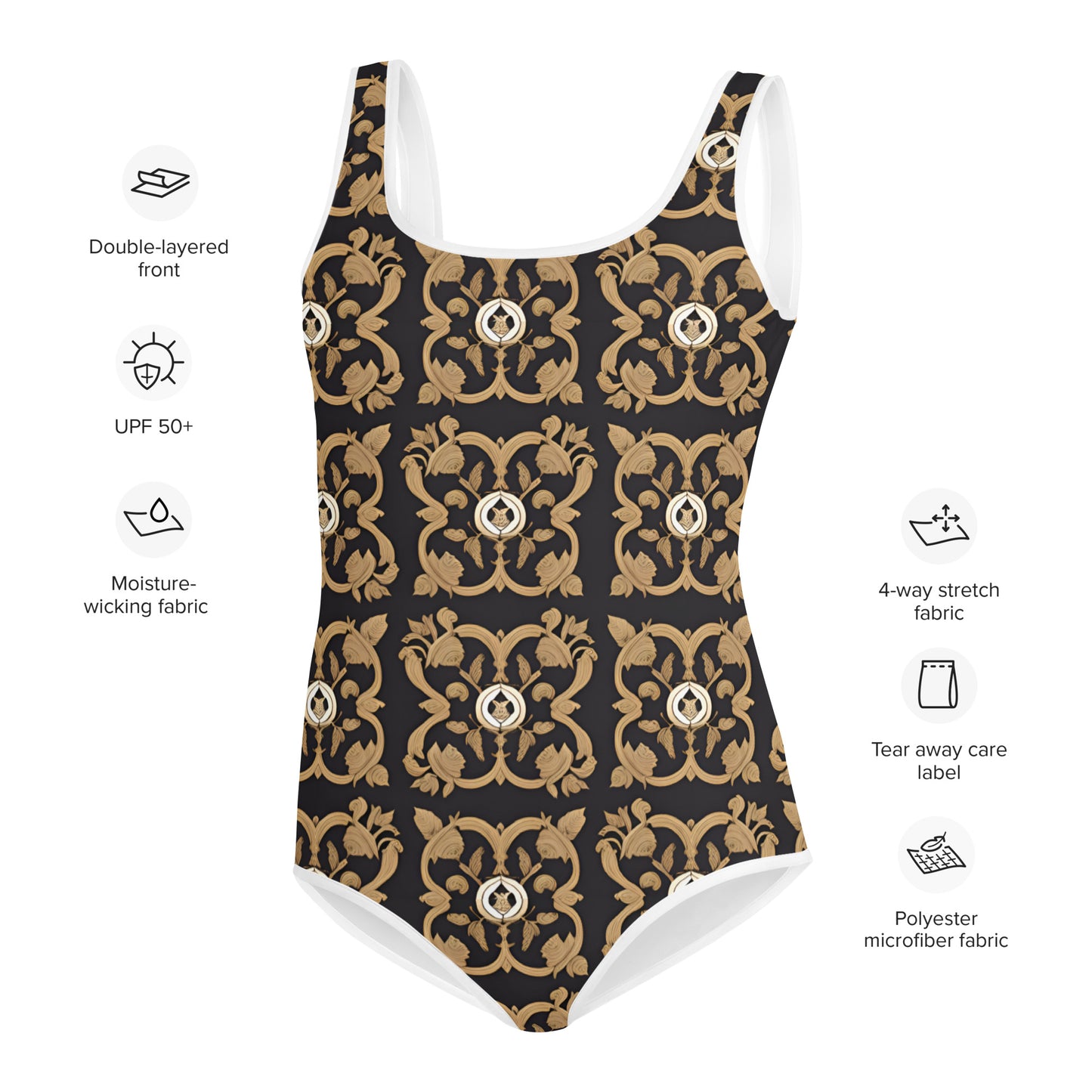 All-Over Print Youth Swimsuit