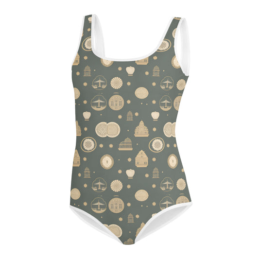 All-Over Print Youth Swimsuit