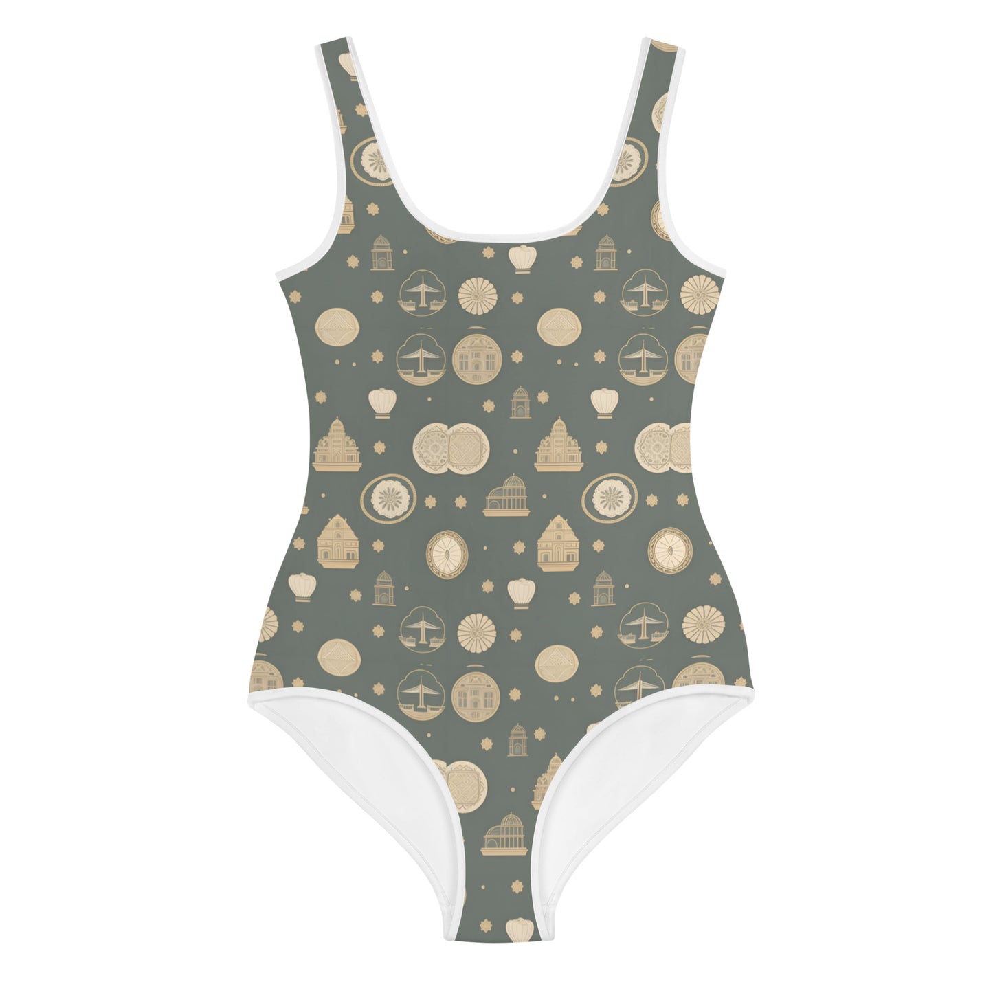 All-Over Print Youth Swimsuit